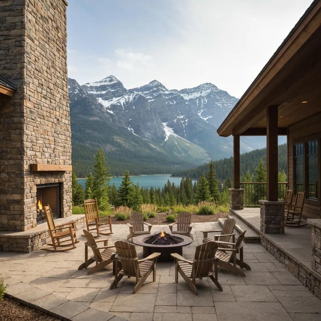 Private hot tub on lodge deck with scenic lake view and dog nearby, highlighting luxury dog-friendly accommodation at Woodland Lakes.