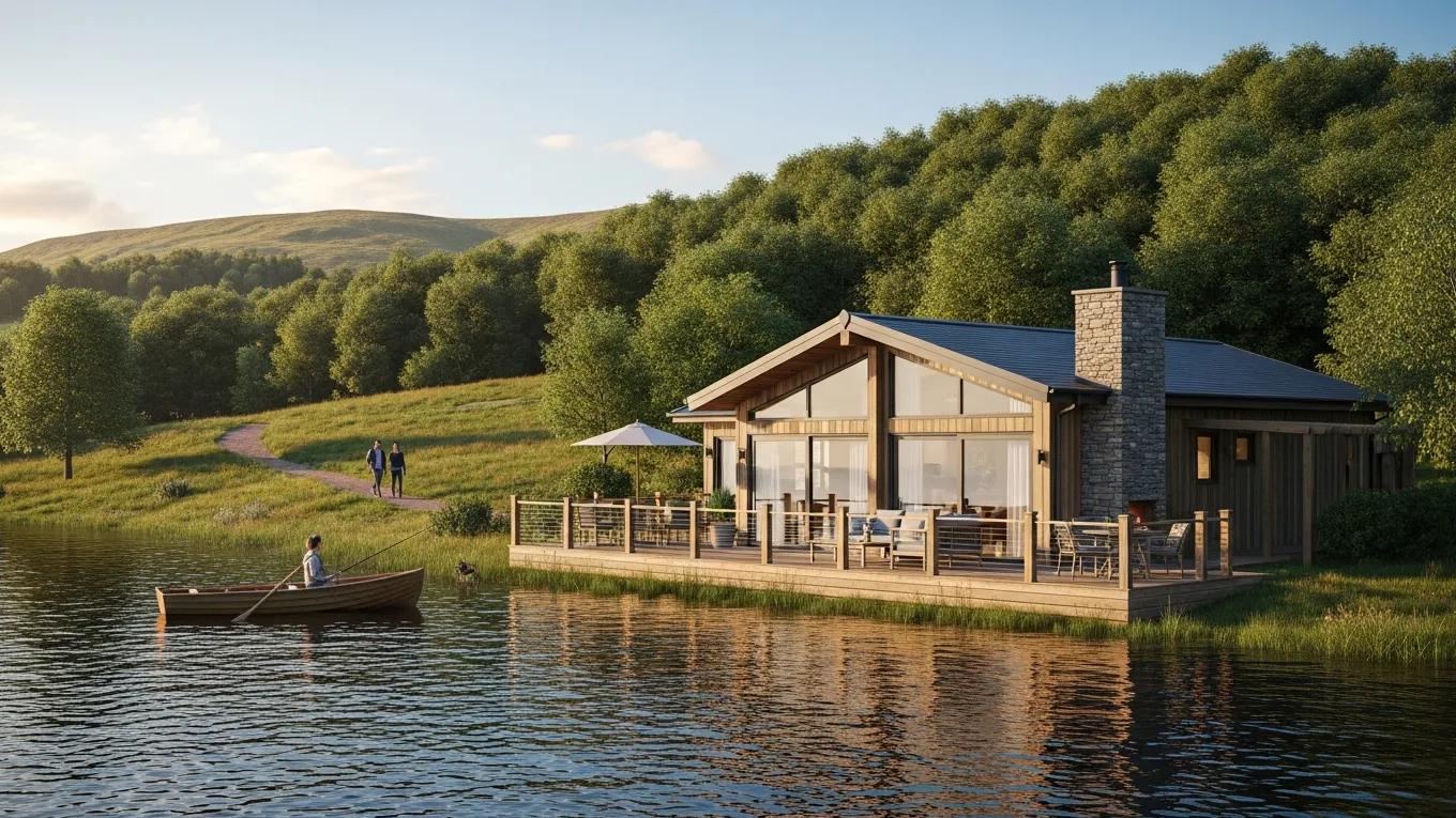 Luxury lodge in Yorkshire with scenic landscapes and outdoor activities